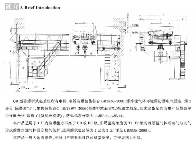 QB型防爆桥式起重机